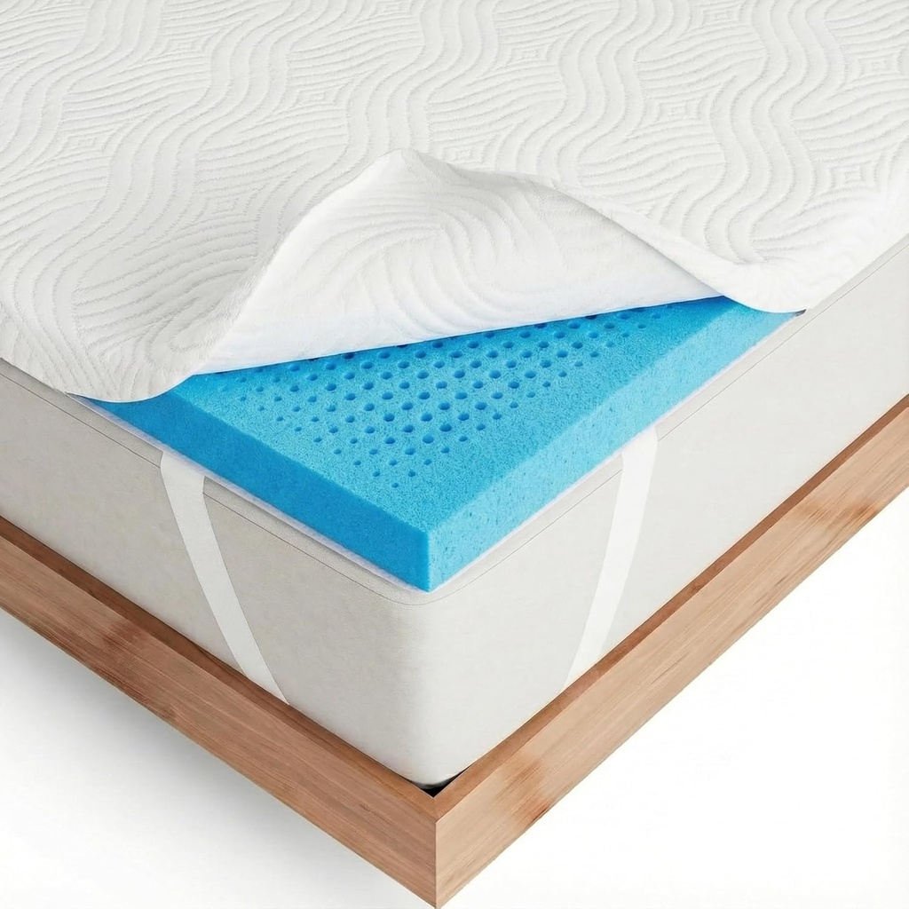 Degrees of Comfort 2 Inch Memory Foam Mattress Topper Super King - Rayon Derived from Bamboo