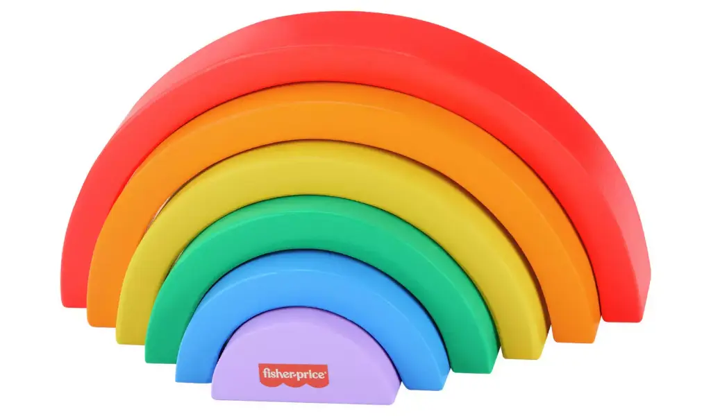 Fisher Price Wooden Stacking Rainbow