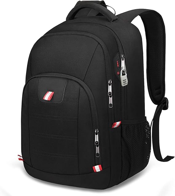 Della Gao Anti-Theft Laptop Backpack,Business Travel Backpack Bag with USB Charging Slit
