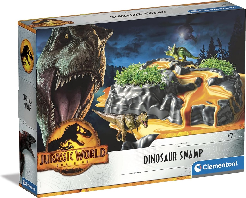 Clementoni - 19206 - Jurassic World Park - Science Kit For Kids 6 Years, Experiments
