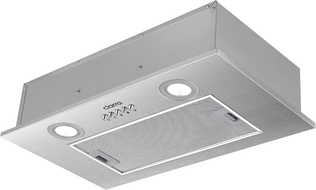 CIARRA Integrated Cooker Hood 52cm CBCS5913A Stainless Steel Built in Extractor Hood LED