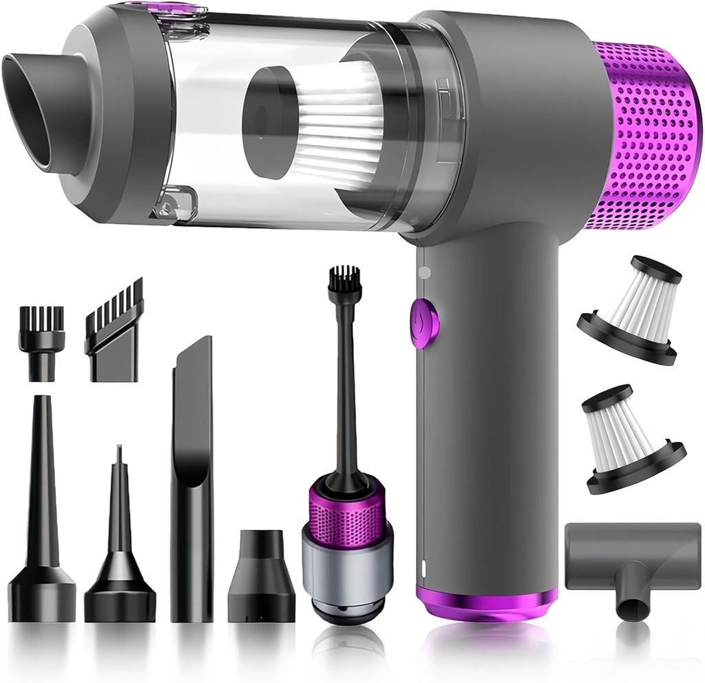 SunplusTrade Cordless Handheld Vacuum Cleaner, 20000Pa USB Rechargeable Portable Lightweight