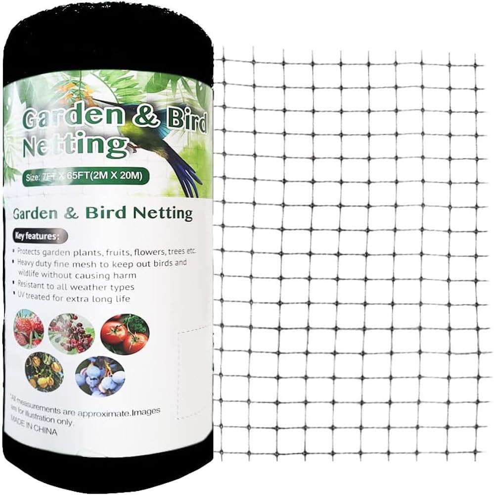 Vocray Garden Netting 2X30M, Anti Bird Netting Against Small Animals, Butterfly Netting Pro