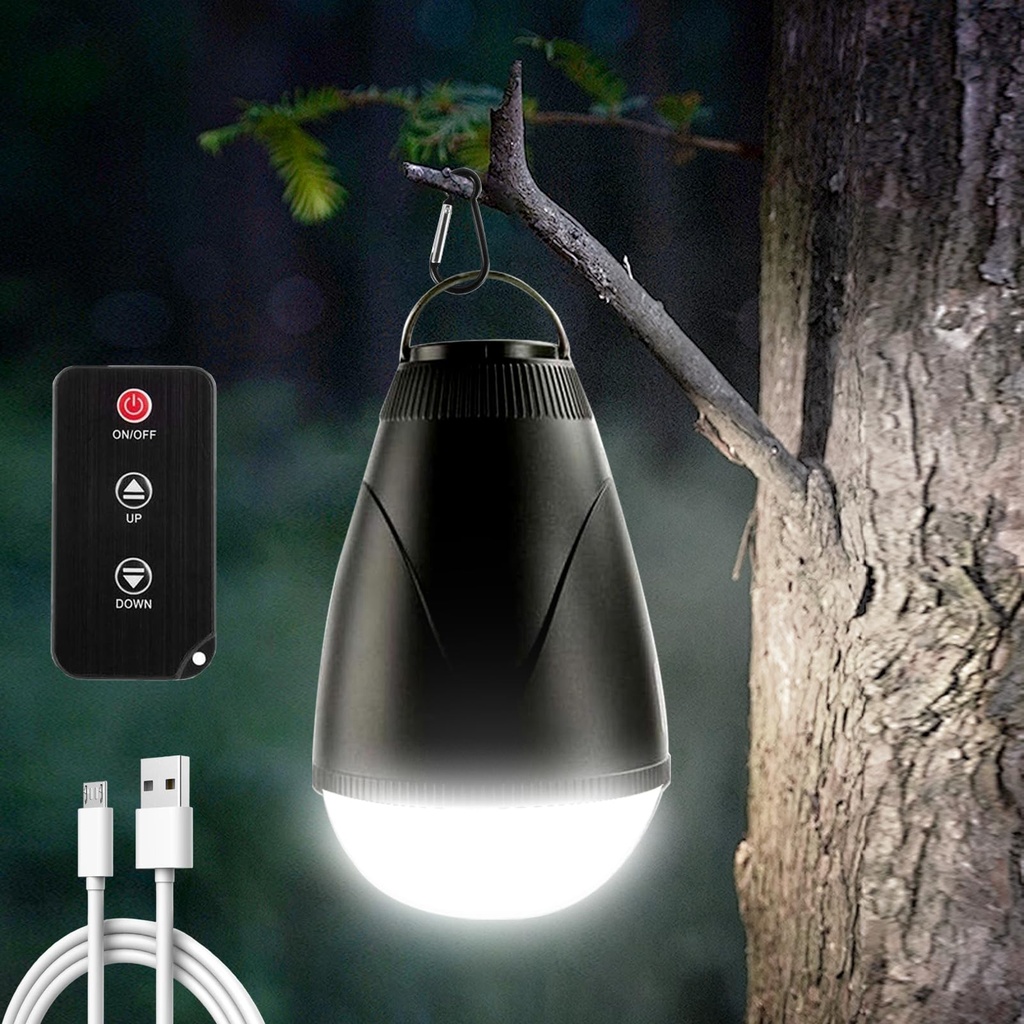 Rechargeable Camping Lights for Tents, Portable Camping Lantern with Remote  