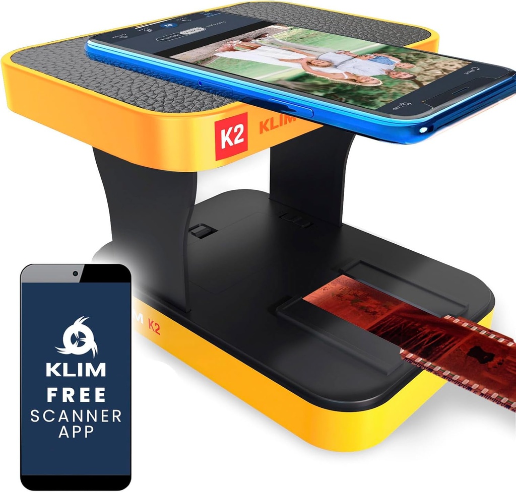 KLIM K2 Mobile Film Scanner 35mm + New + Positive & Negative Scanner + Slide Scanner + Photo
