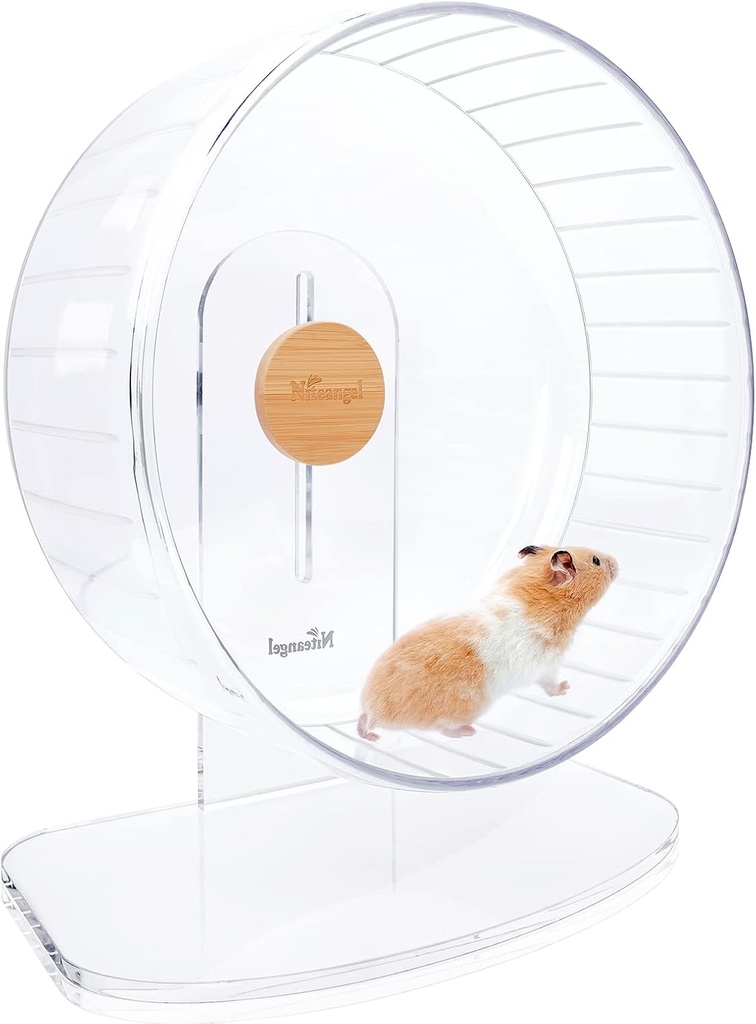 Niteangel Super Silent Hamster Exercise Wheels - Quiet Spinner Hamster Running Wheels with