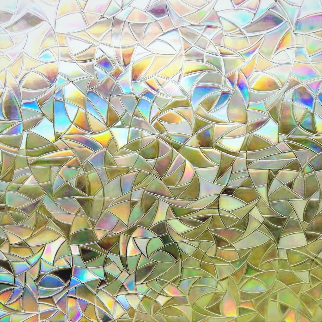 Finnez 3D Window Film Self Adhesive Privacy Protection No Glue Frosted Stained Films Decora