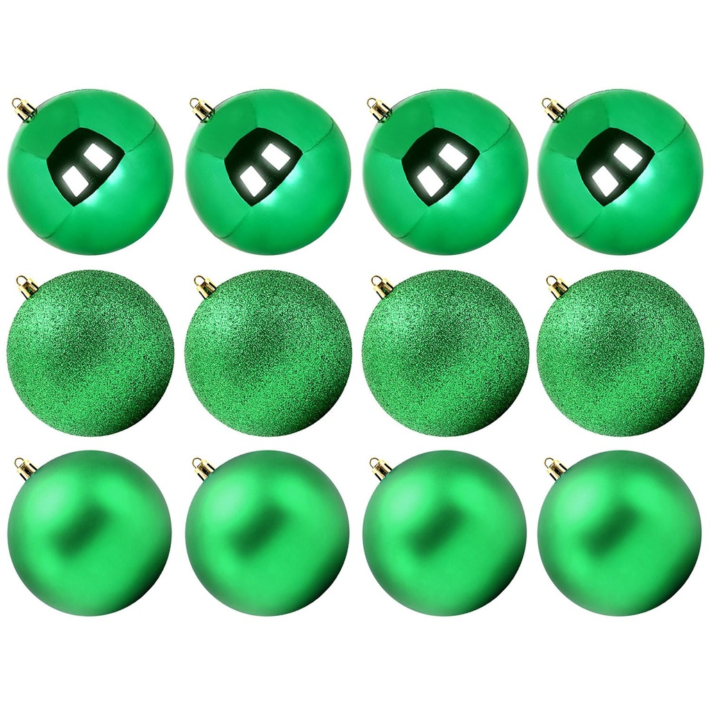 Benjia Extra Large Christmas Baubles, Giant Big Huge Xmas Shatterproof Plastic Ball Ornamen