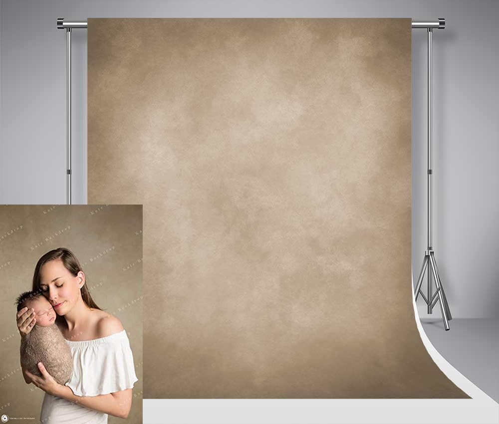 Kate Light Brown Photo Backdrop for Photography Microfiber Wrinkle Free Reuse 