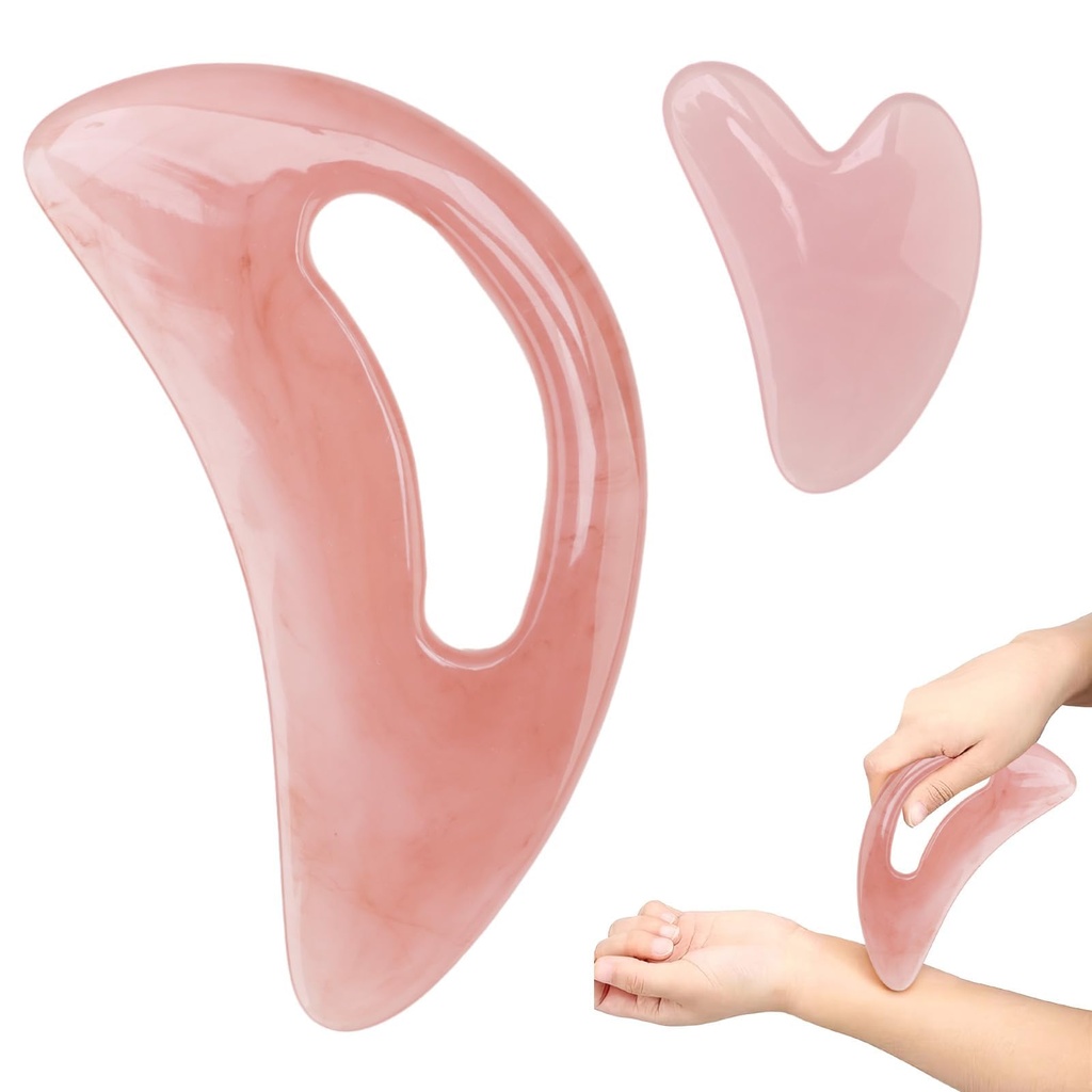 Body Gua Sha Tool & Face Guasha Massager, Stocking Stuffers for Mom Wife Daughter Girlfrien