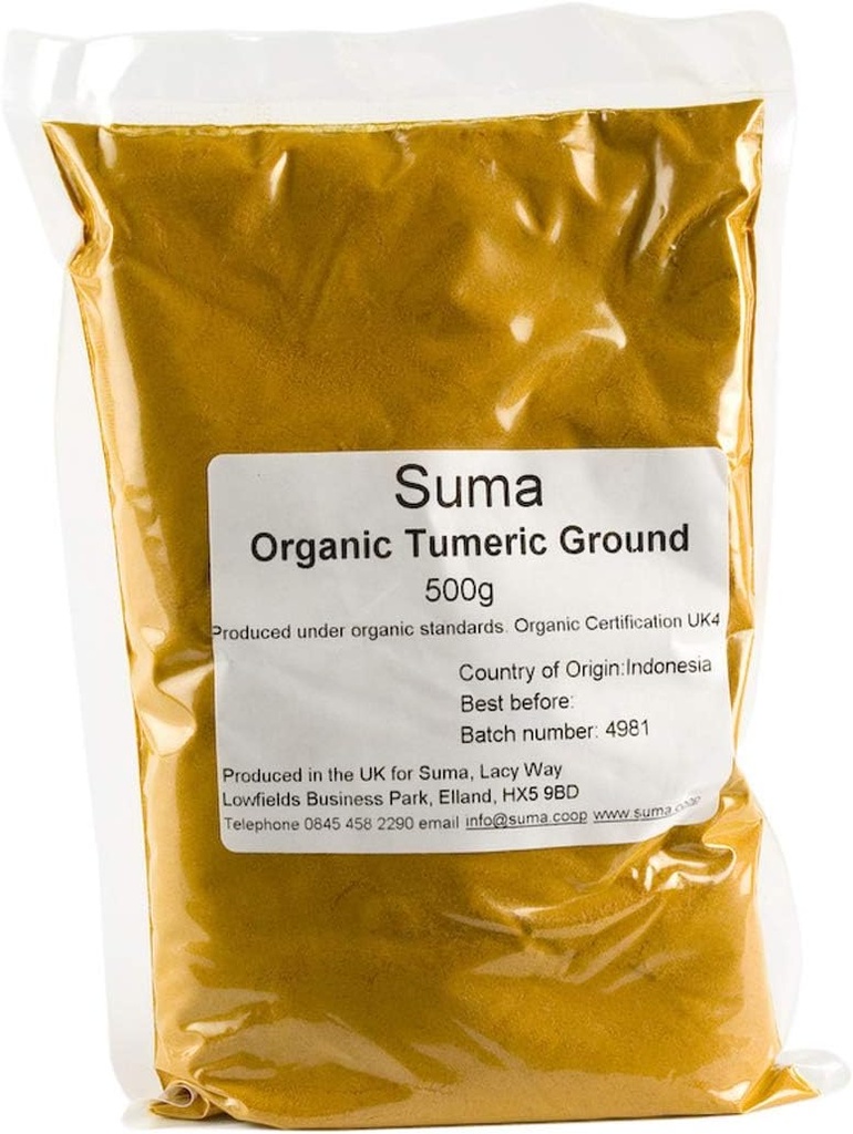 Bulk Organic Turmeric 500g - Expiry 28/02/26
