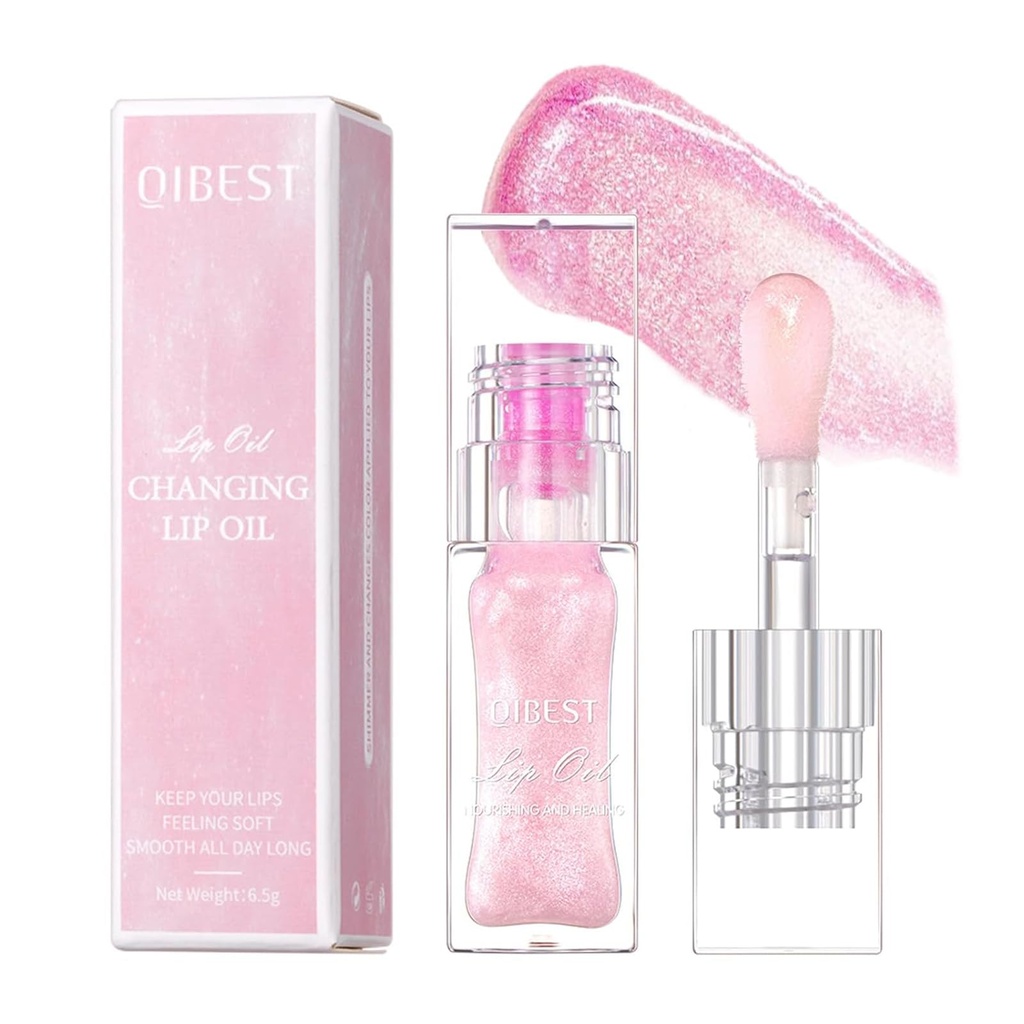 TITIMORE Magic Color Changing Lip Oil Hydrating Lip Gloss Moisturizing Color Changing Lip S