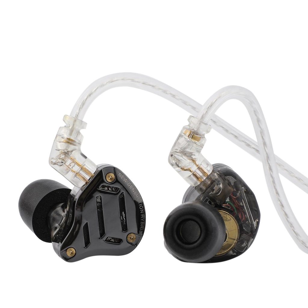 Linsoul KZ ZS10 PRO 2 In Ear Monitor IEM, 1DD+4BA Hybrid Driver, Ideal Valentine Gift for M