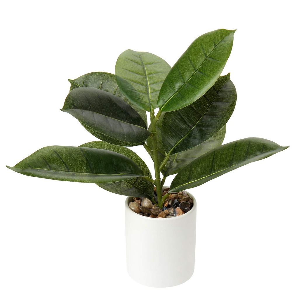 Briful 12.2" Artificial Plants Fake Plants Home D?Â®cor Tropical Faux Oak Leaf Arrangement