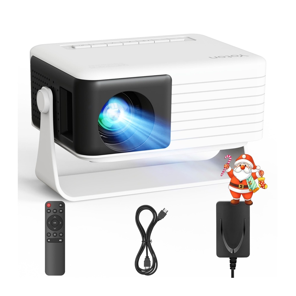 Yoton Y3 Mini Projector Portable 15000 Lumens for Movie Nights, Immersive 1080P Home Cinema