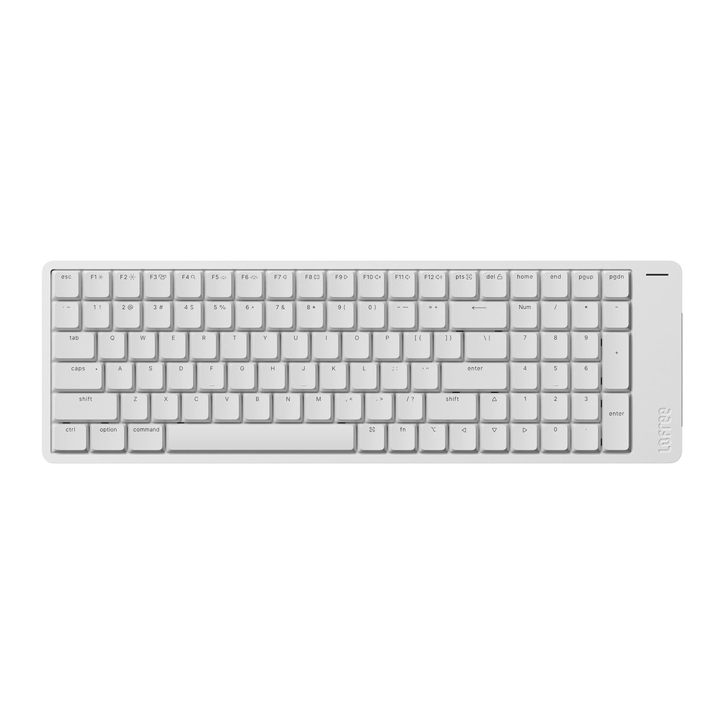 Flow2 Low-Profile Mechanical Keyboard, Aluminum Alloy with Void Linear Switches, Rechargeab