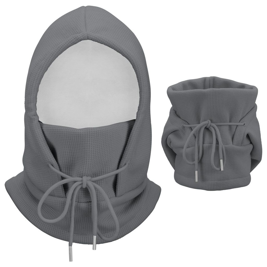 Huiguli Winter Thermal Fleece Balaclavas, Windproof Hood Snoods for Men Women, Neck Warmer