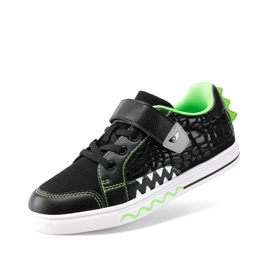 DREAM PAIRS Boys Shoes Kids Sneakers Causal Walking Shoes Non-Slip with Hook and Loop for