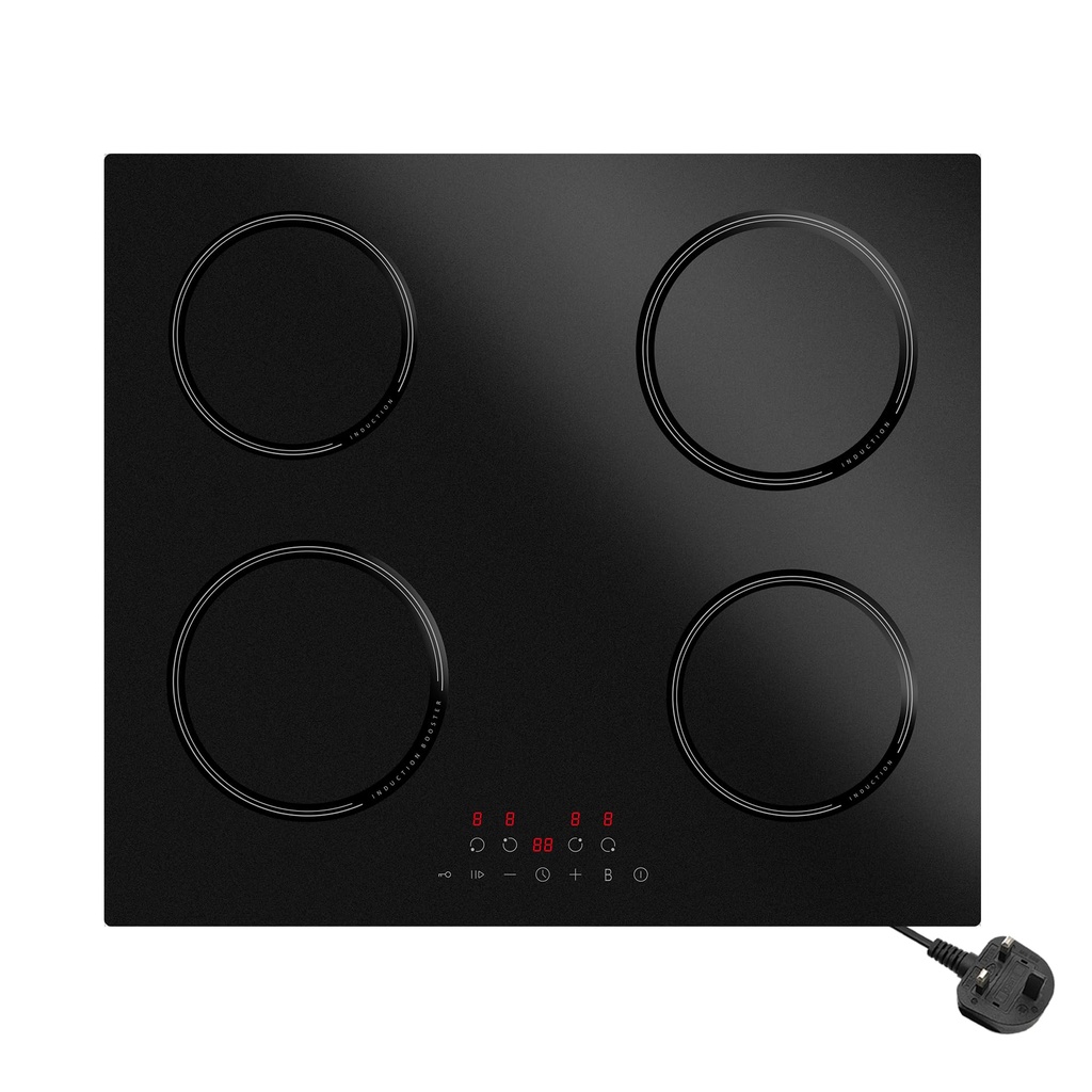 STARCHARTS Plug in Electric Induction Hob with Italian ILVA Glass, 13amp Plug and Play, Bui
