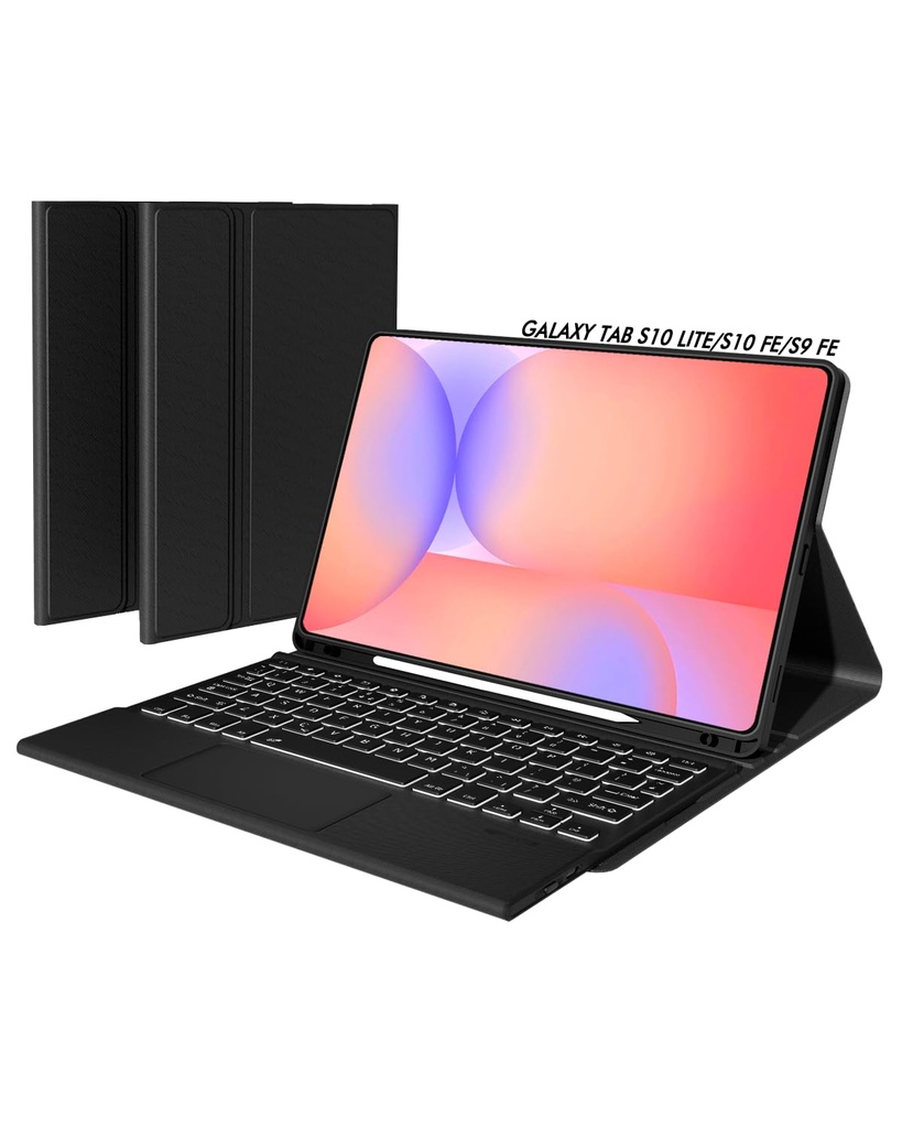 Doohoeek Keyboard Case for Samsung Galaxy Tab S10 Lite 10.9" 2025 / S10 FE / S9 FE / S9 11"