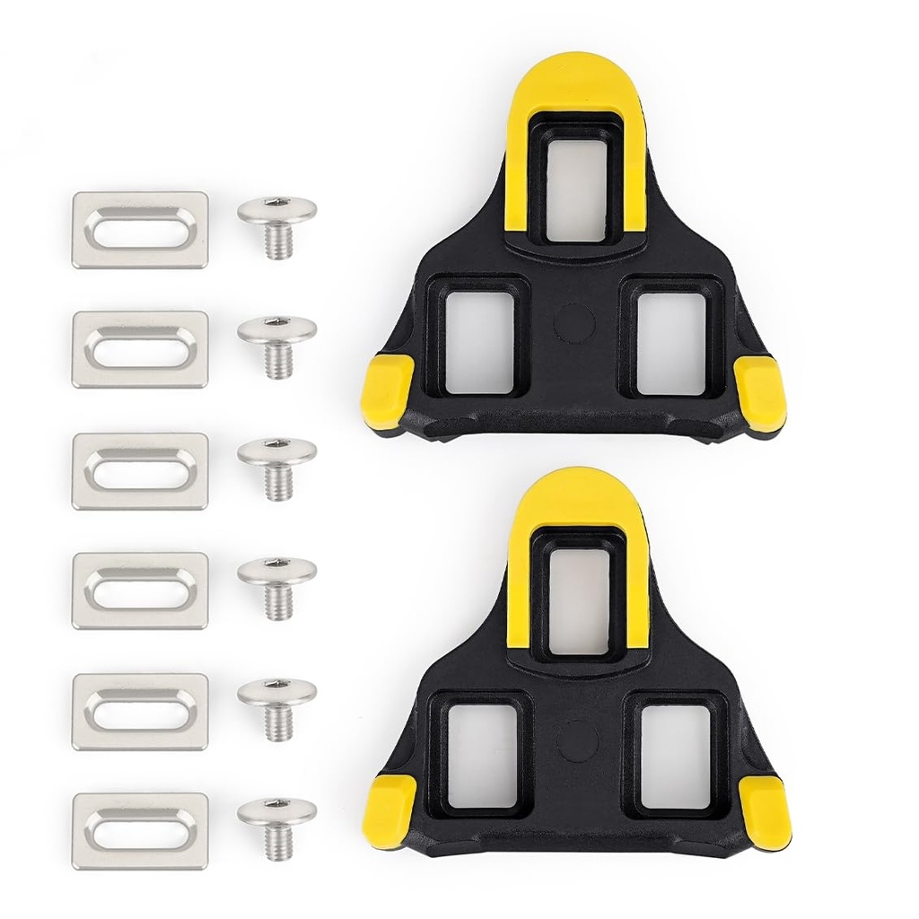 ANSJS Bike Cleats -Compatible with SPD-SL Pedals/SM-SH10 SH11 SH12 Cleats, Indoor Outdoor P