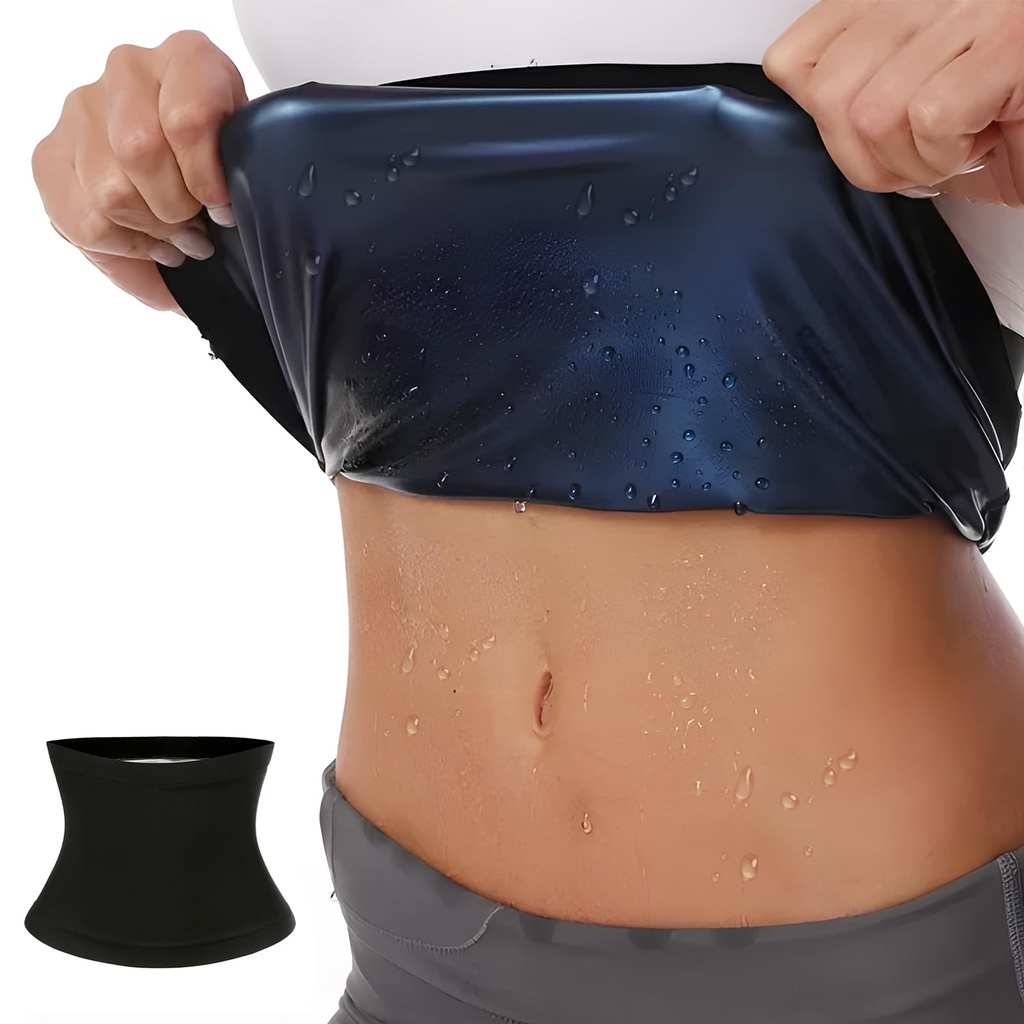 Sweat Belt for Weight Loss Women - Waist Trainer Sauna Belts Waist Cincher Fitness Hot Slim