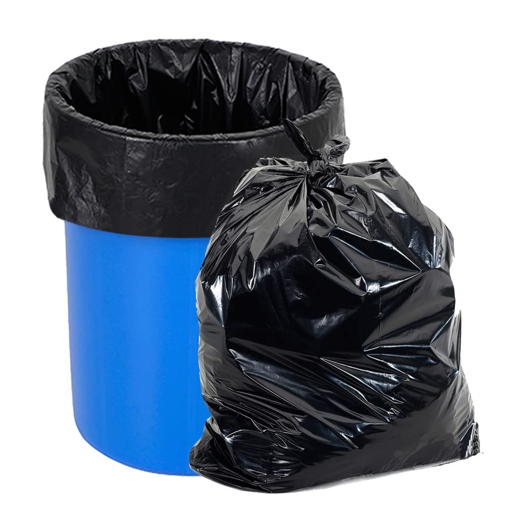 O2frepak 75Liter Tear-Resistant Trash Bags,Heavy Duty,Tastless and 60x80cm Black Garbage Bag