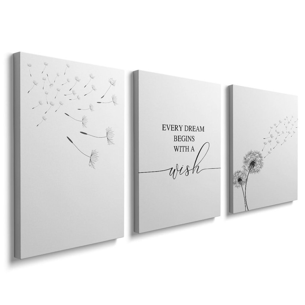 prinfantasy Minimalist Wall Art Inspirational Quotes - Aesthetic Canvas Prints Modern Artwo