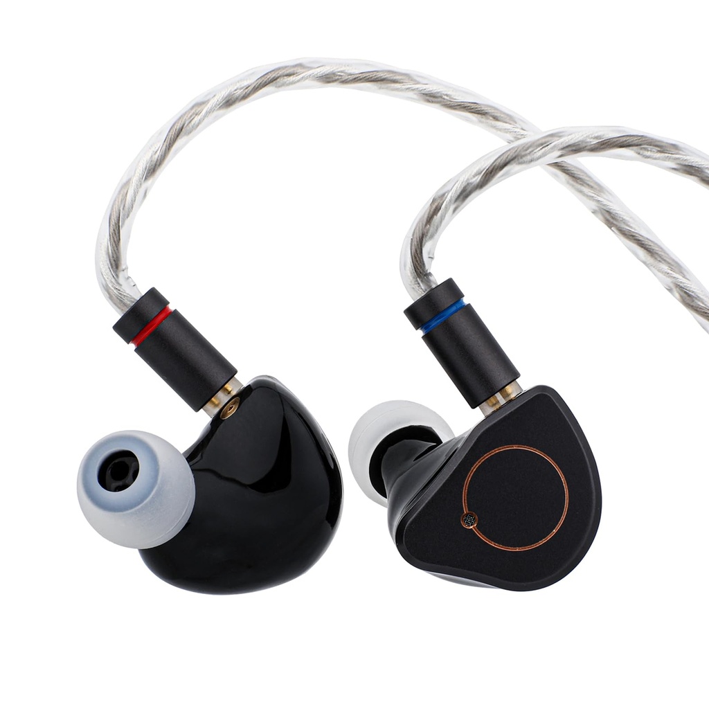 Linsoul SIMGOT SuperMix 4 1DD+1BA+1Planar+1PZT Hybrid Drivers Earphones, HiFi In Ear Monito