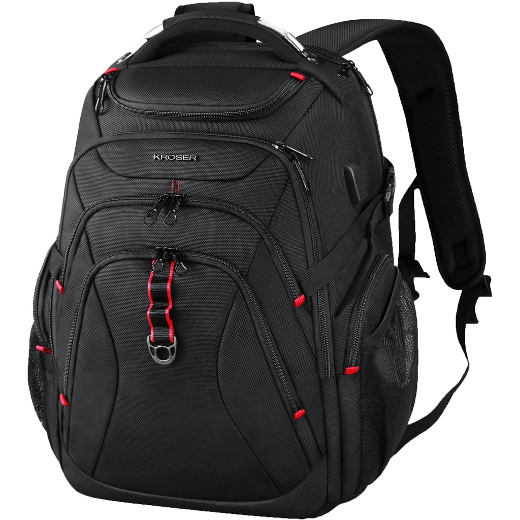 KROSER Travel Laptop Backpack 17.3 Inch XL Computer BackpackBusiness College Daypack Stylish