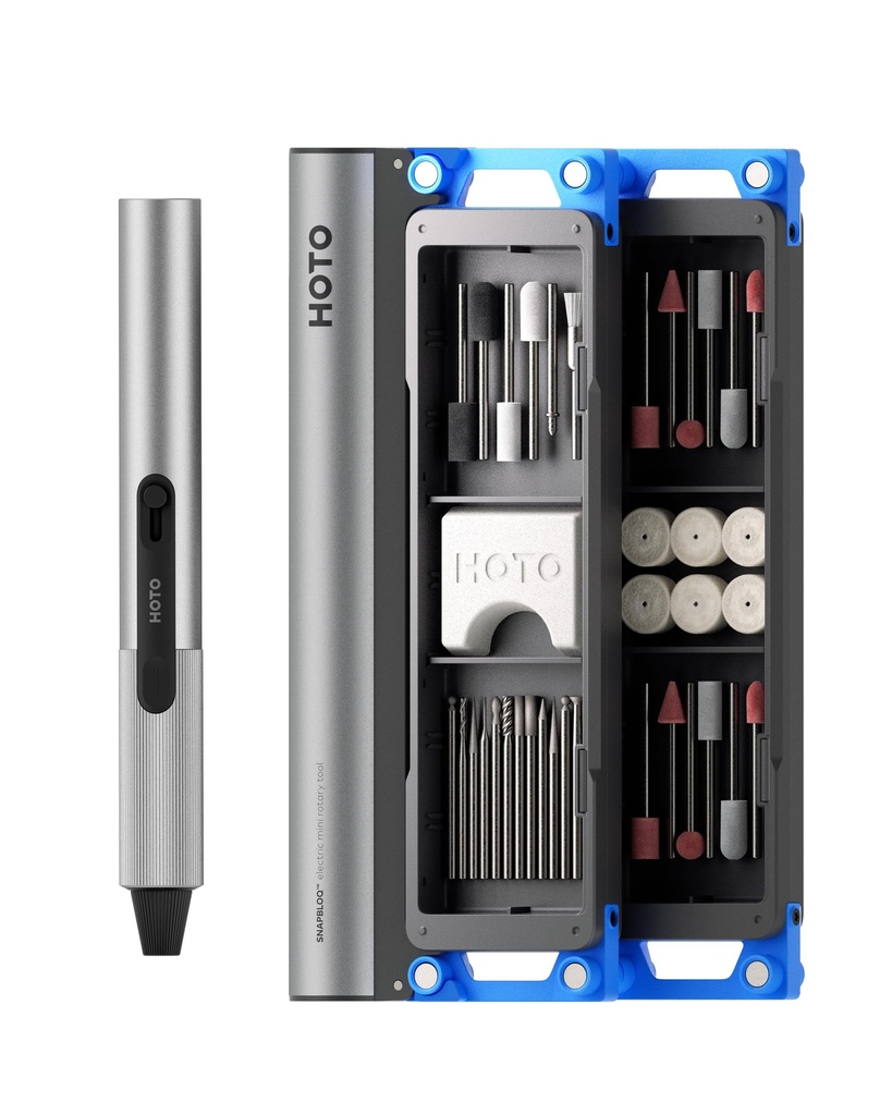 HOTO SNAPBLOQ R-A04 Mini Cordless Rotary Tool Kit, Powerful Engraving Pen, 22000 RPM
