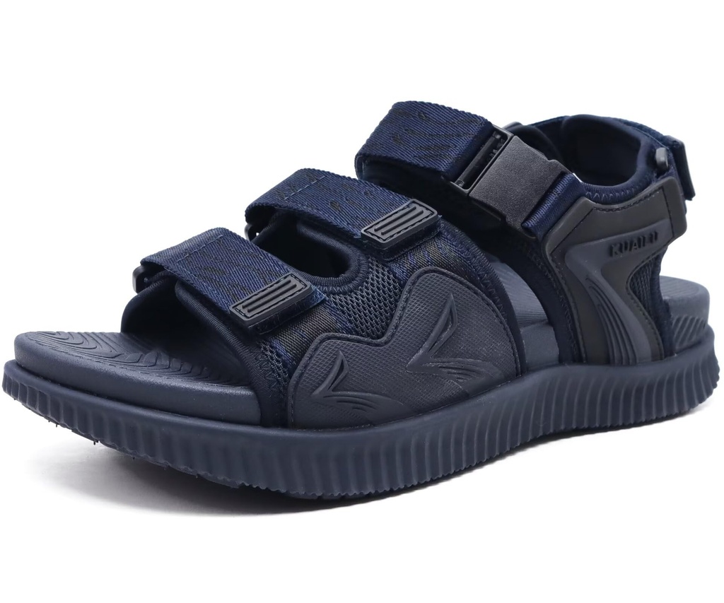 KuaiLu Mens Hiking Sandals with Arch Support Orthotic Walking Recovery Sandles for Plantar