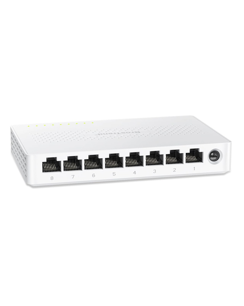 BrosTrend 8 Port 2.5Gb Ethernet Switch, Multi-Gigabit Unmanaged Network Switch for Gaming O