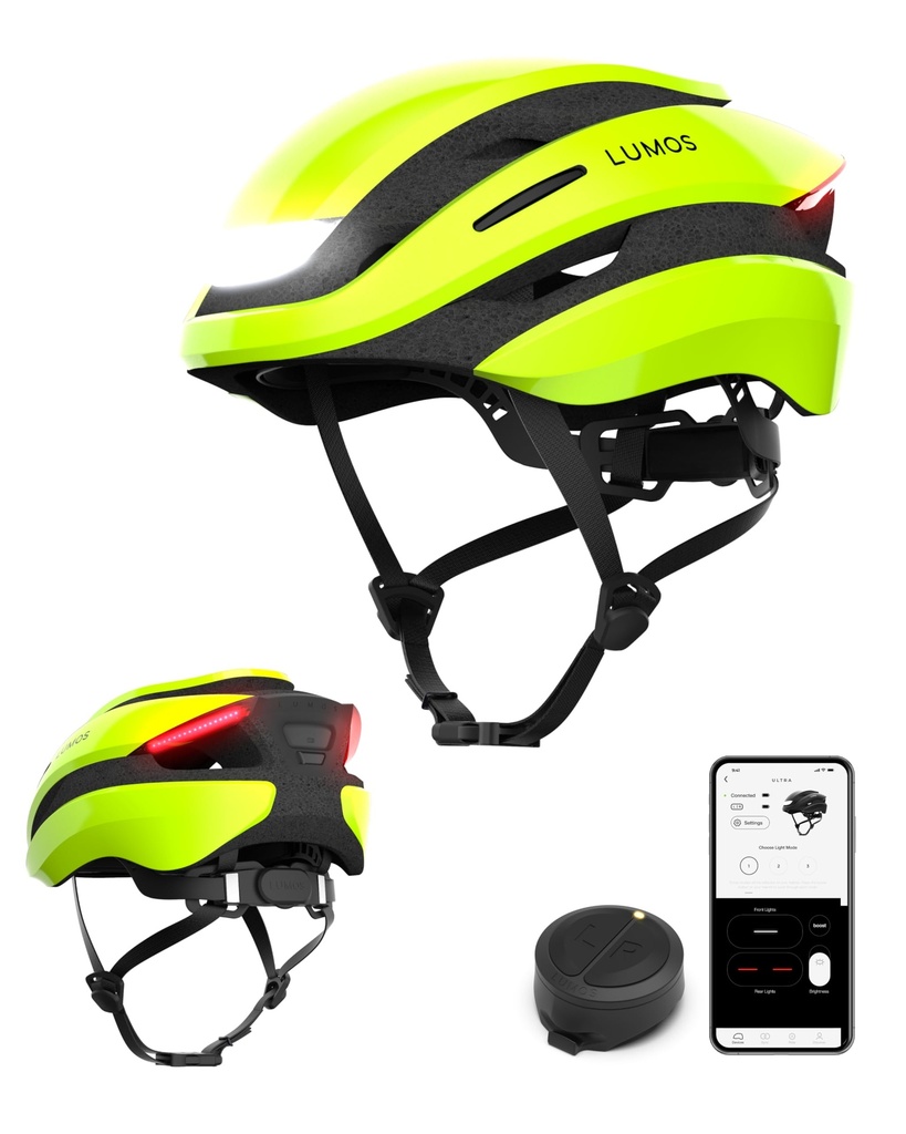 Lumos Ultra Smart Bike Helmet | Customizable Front and Back LED Lights with Turn Signals 