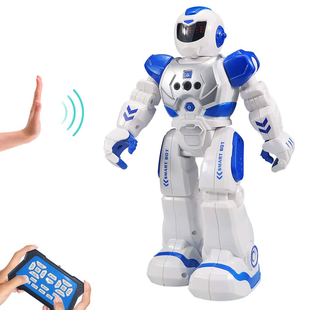 HUSAN Kids Remote Control Robot, Intelligent Dancing Robot With Infrared Controller Toys