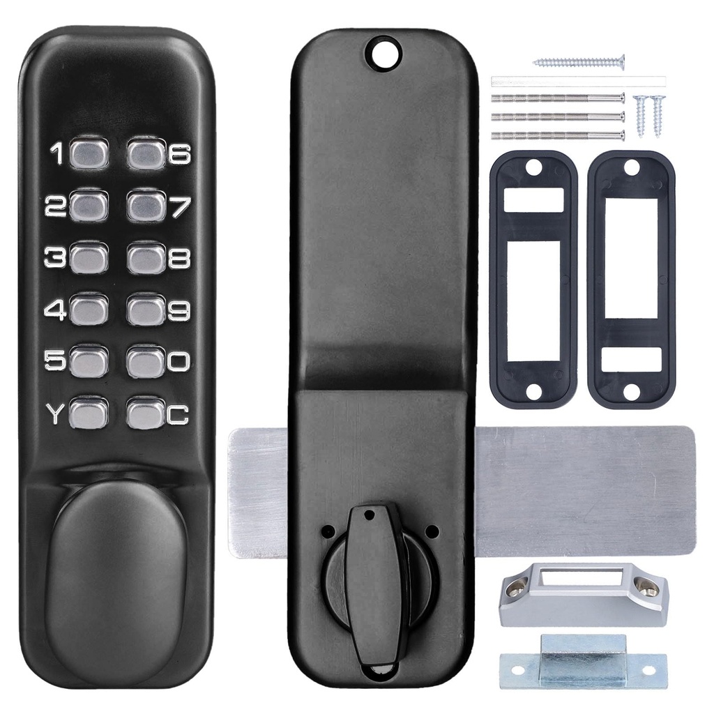 GAESHOW Digital Door Lock, Security Gate Lock, Mechanical Combination Lock, Keypad Locks fo