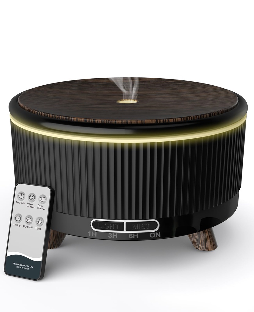 500mL Essential Oil Diffusers for Home, Aromatherapy Diffuser, Room Aroma Scent Diffuser, W