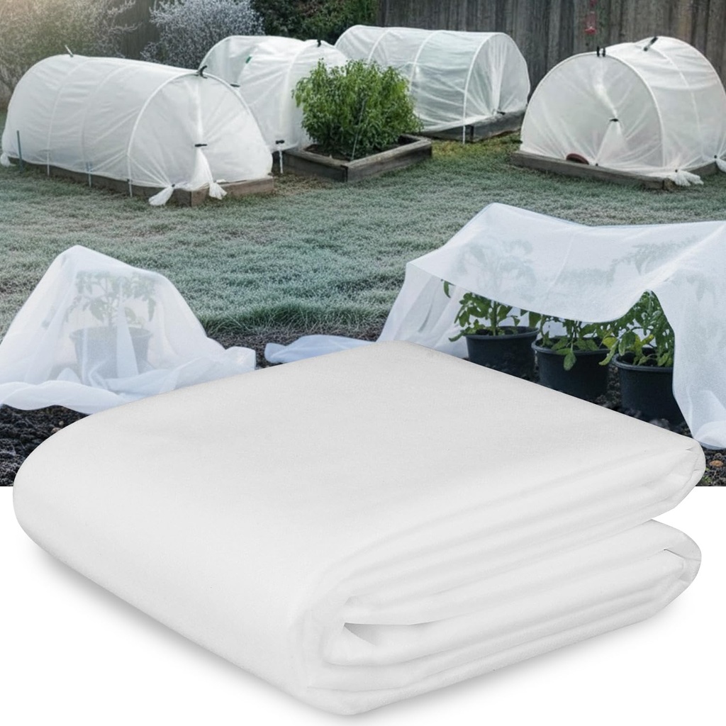 Honsaifau Garden Fleece Frost Protection: 1m x 10m 30GSM Tear-Resistant Non-Woven Fabric 
