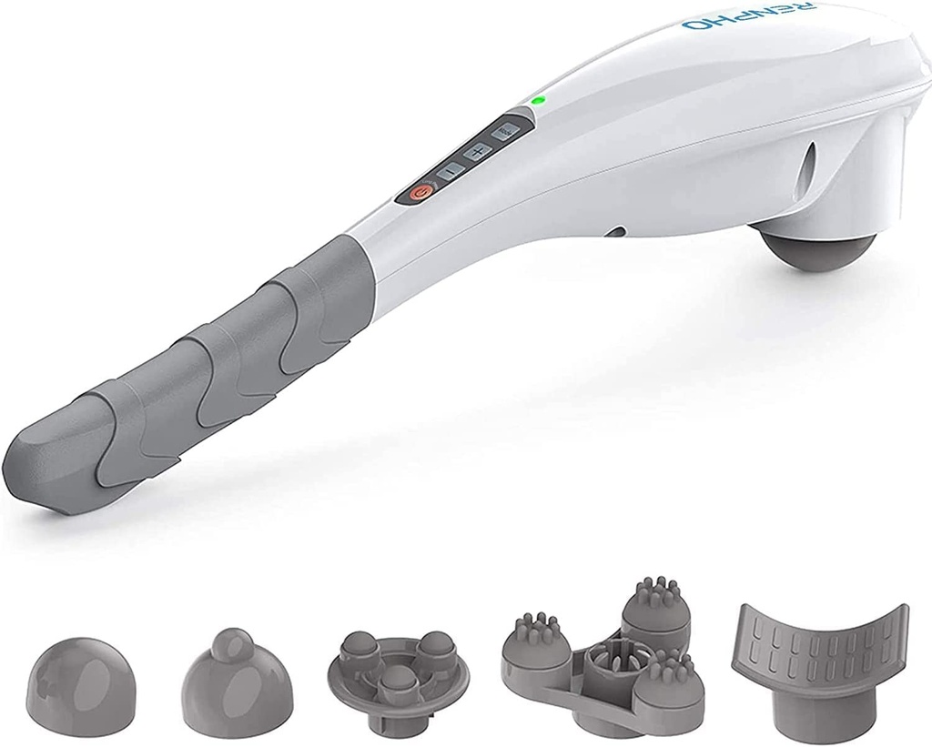 RENPHO Hand Held Deep Tissue Massager for Muscles, Back, Foot, Neck, Shoulder, Leg, Calf 