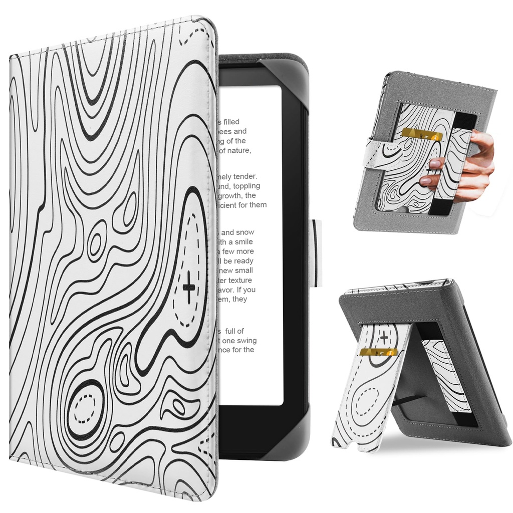 HoYiXi Universal Case for 7 inch Kindle Paperwhite/Colorsoft 2024 Compatible with 6.8" Pape