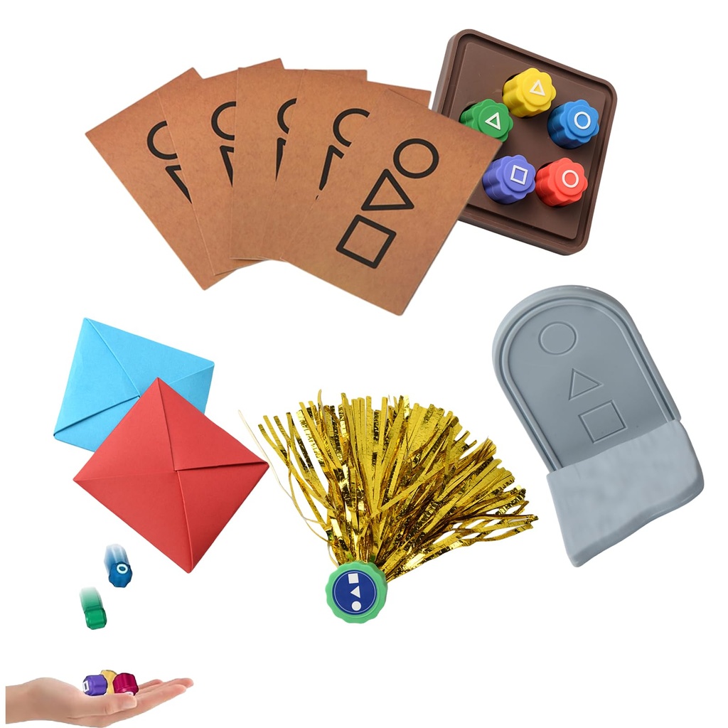 Gonggi Game Set for Adults,Korean Traditional Gonggi Stones Jacks Play Game with Colorful