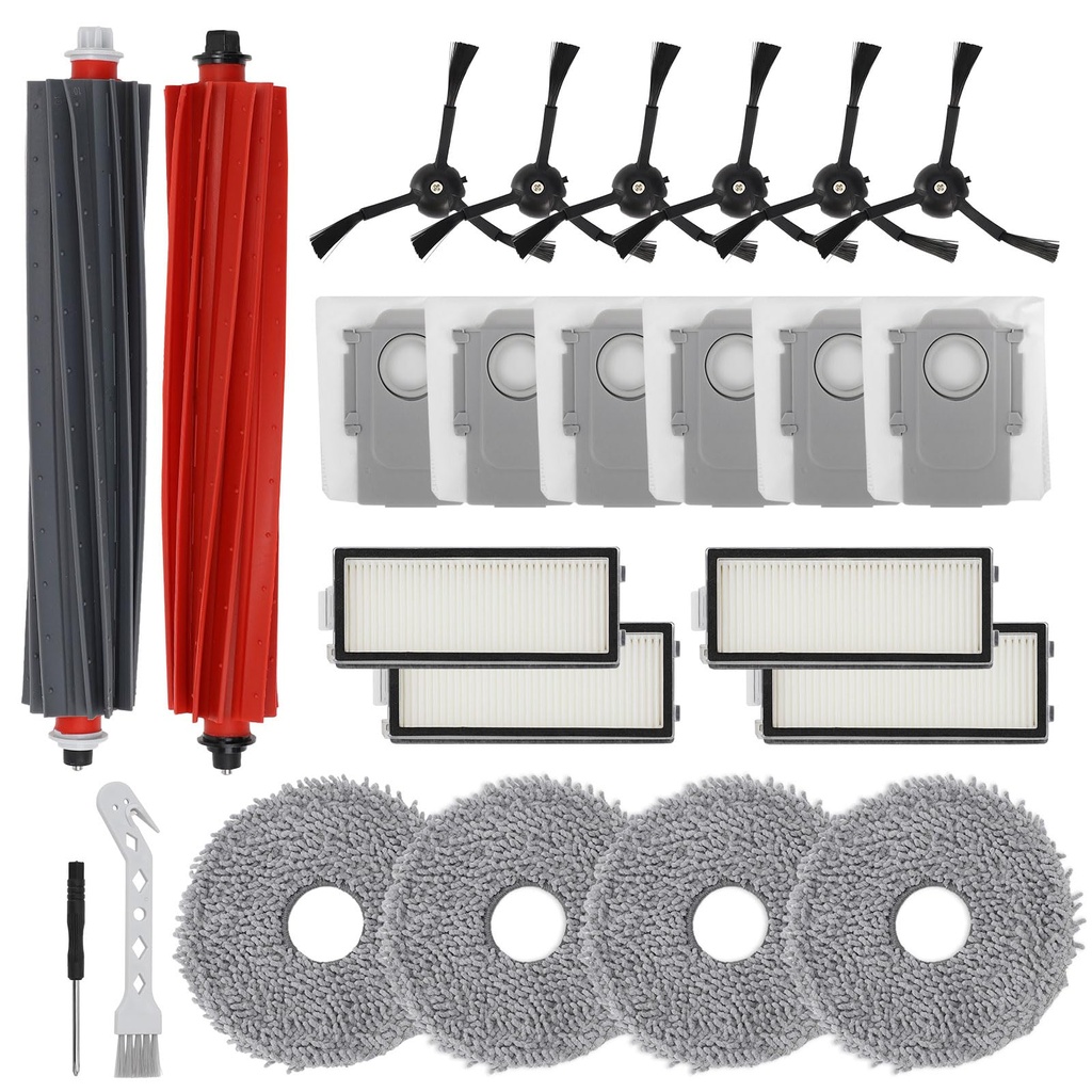 Feilifan 23 PCS Accessories Kit for Roborock Qrevo Master/Qrevo Slim Robot Vacuum Cleaner,