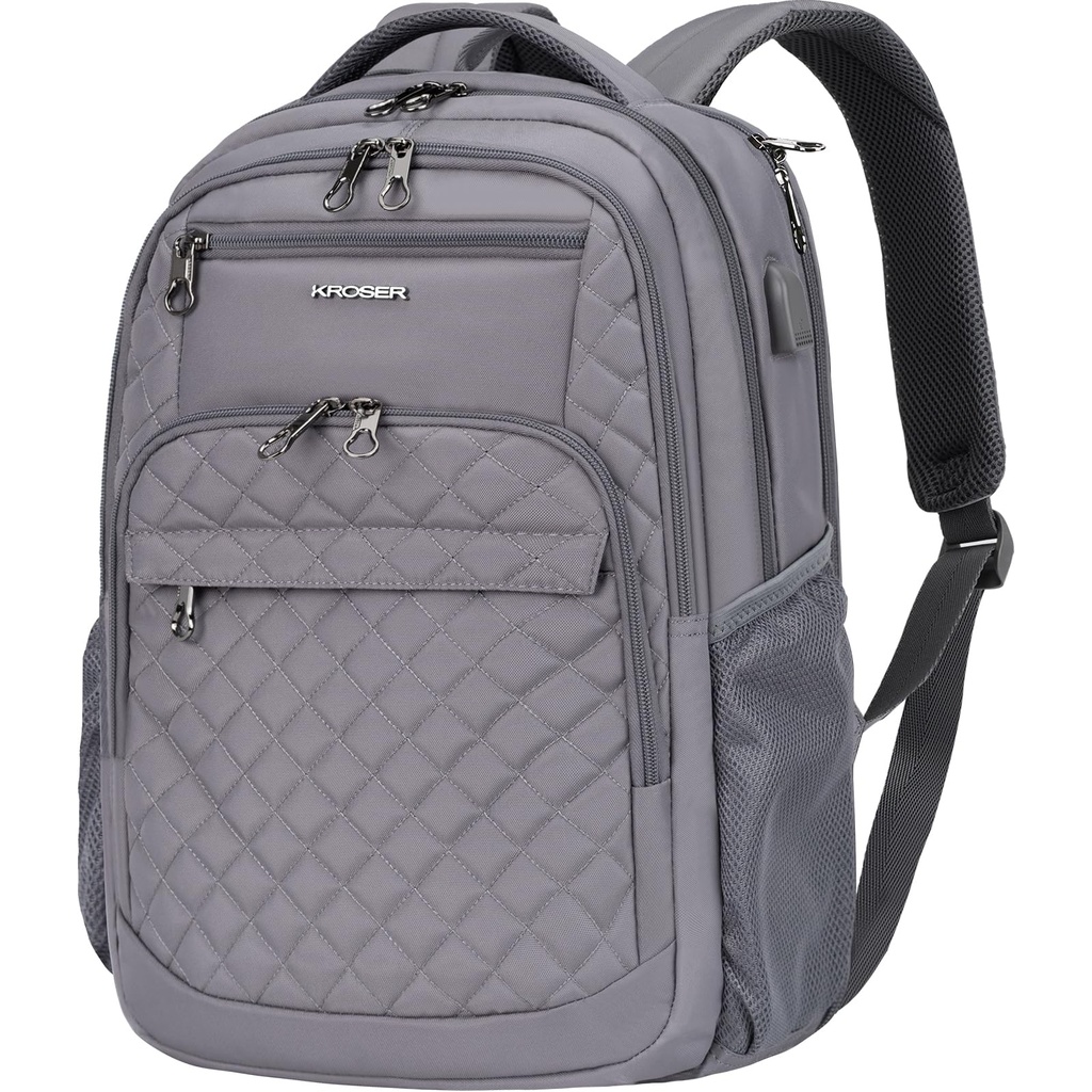 KROSER School Laptop Backpack 17.3 Inch Large Travel Computer Backpack Water-Repellent Dayp
