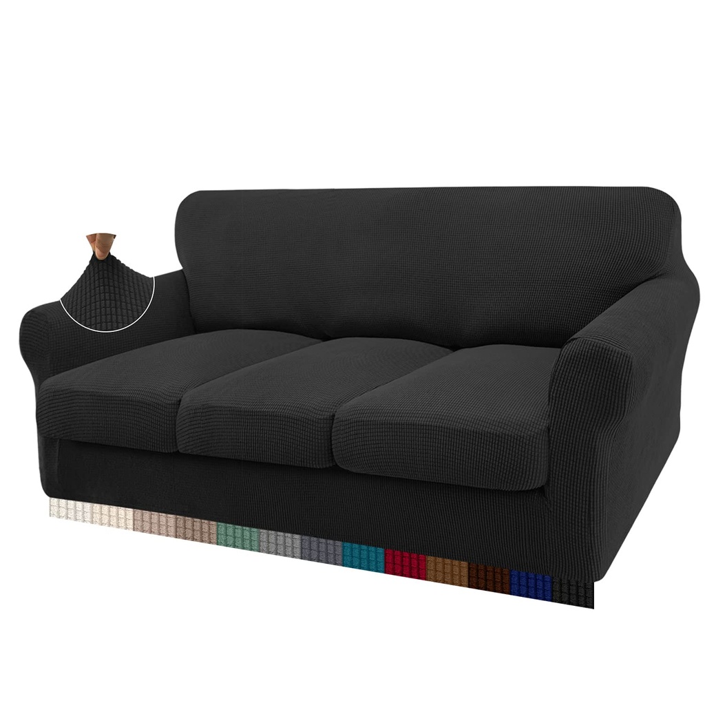 Granbest High Stretch Sofa Seat Cushion Cover Super Soft Couch Seat Cover Sofa Cushion Prot