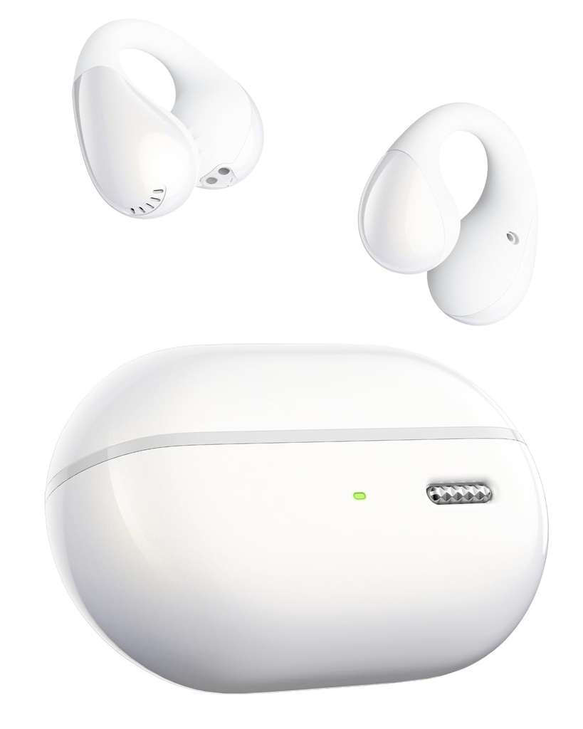 SoundPEATS PearlClip Pro Ear Clip Earbuds With LDAC, Hi Res Open-Ear Wireless Earphones Blu