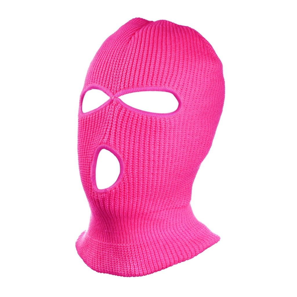 SUNTRADE 3 Hole Warm Soft Motorcycle Winter Full Face Cover Knit Ski Mask for Outdoor Sport