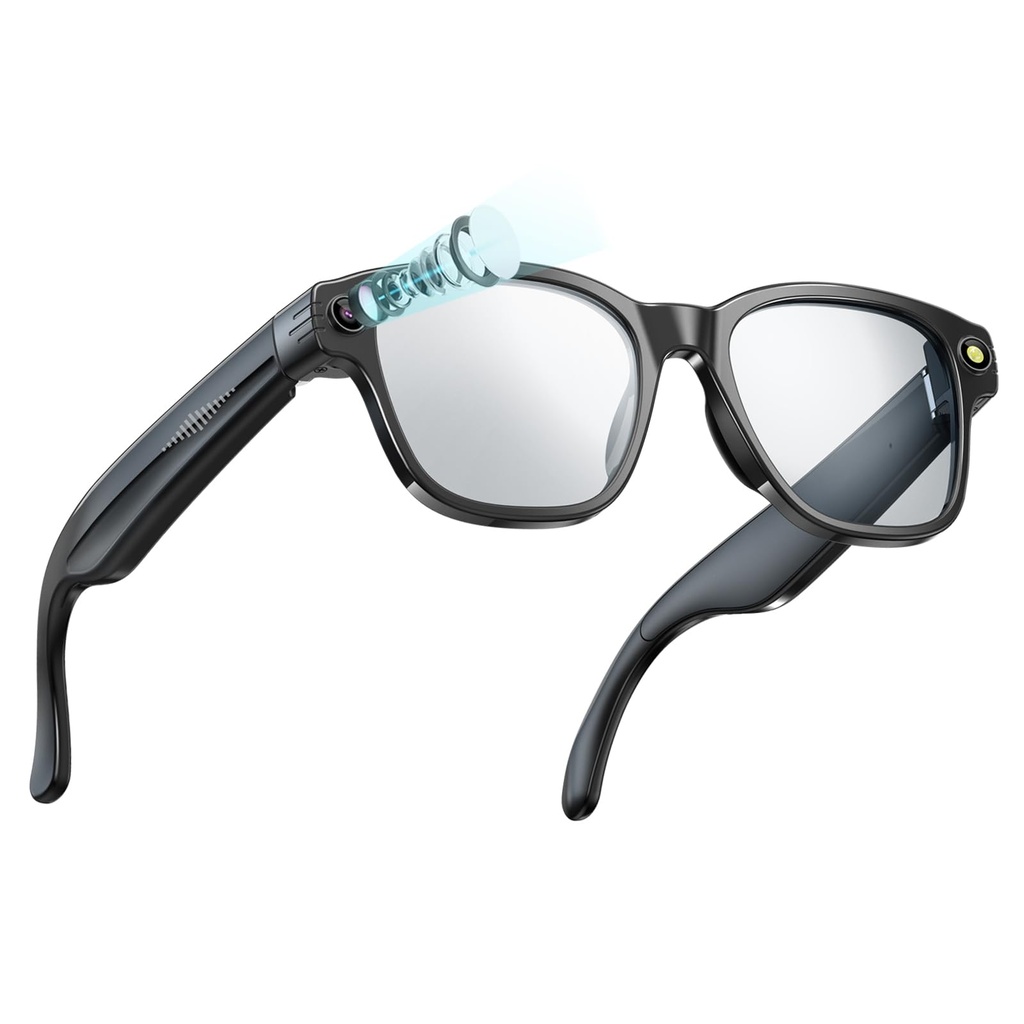 findtime AI Smart Glasses Video Recording Glasses with Camera Translation Glass
