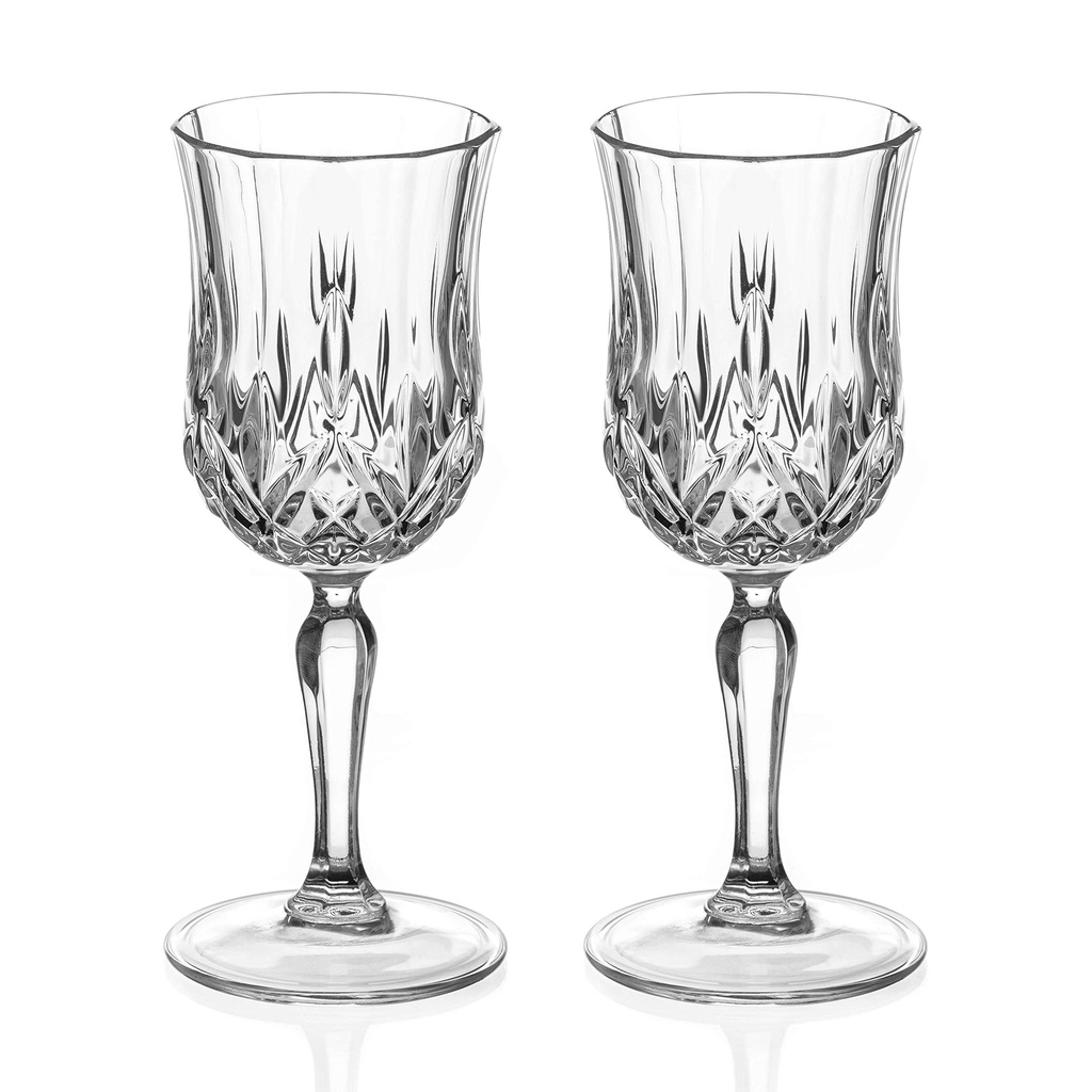 DIAMANTE Dorchester Aperitif Port Glasses or Small Wine Glasses- Nick & Nora