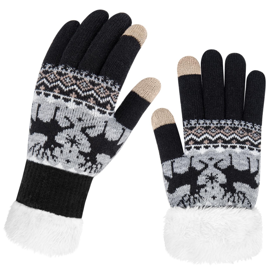Chalier Fashion Winter Women Gloves for Women Warm Ladies Thermal Touch Screen Gloves with