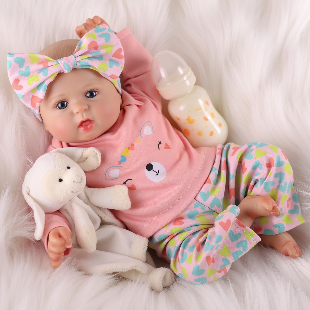BABESIDE Reborn Dolls Girl - Bailyn 20-inch Realistic Baby Dolls Have the Soft Vinyl, Paint